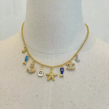 Chanel Ocean Series Multi-element Necklace - Image 6