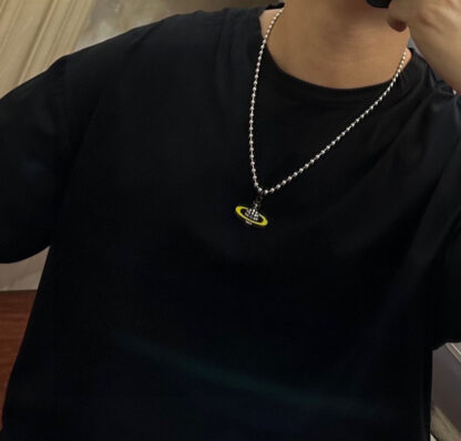 Vivienne Westwood classic large Saturn necklace unisex - Image 9
