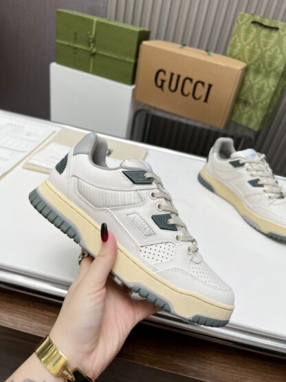 Gucci high and low top distressed sneakers - Image 8