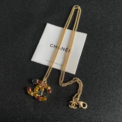 Chanel Classic Double C Necklace - Image 8