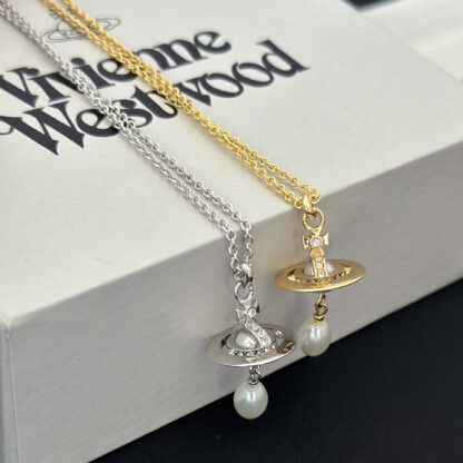 Vivienne Westwood Planet Drop Necklace - Image 9