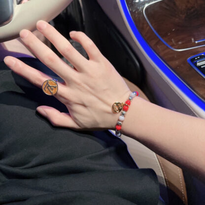 Vivienne Westwood Agate Thai Silver Bracelet - Image 9
