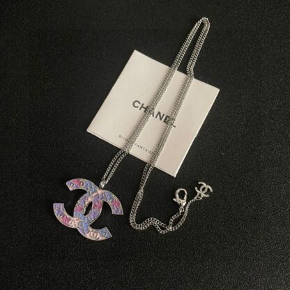 Chanel Fashionable and Versatile Double C Necklace - Image 7