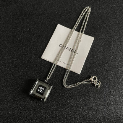 Chanel Fashion Square Double C Necklace - Image 8