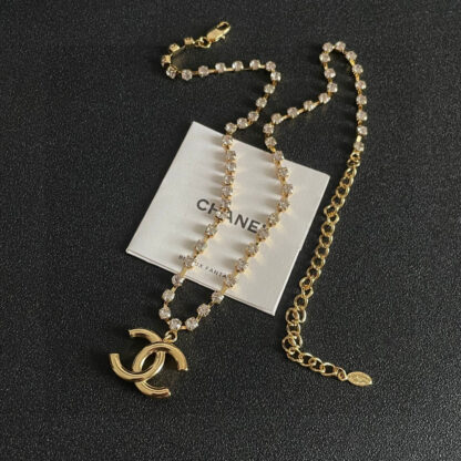Chanel Fashion Double C Necklace - Image 9