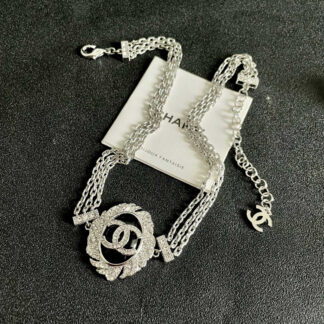 Chanel Double C Diamond Necklace