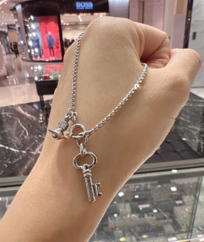 Vivienne Westwood Key Saturn Double Charm Bracelet - Image 9