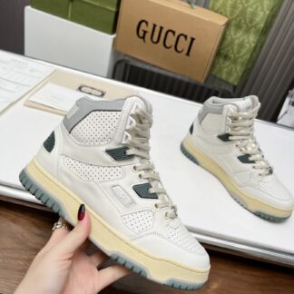 Gucci high and low top distressed sneakers