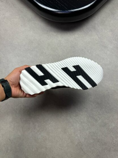 Hermès high-end black and white thick-soled casual shoes - Image 8
