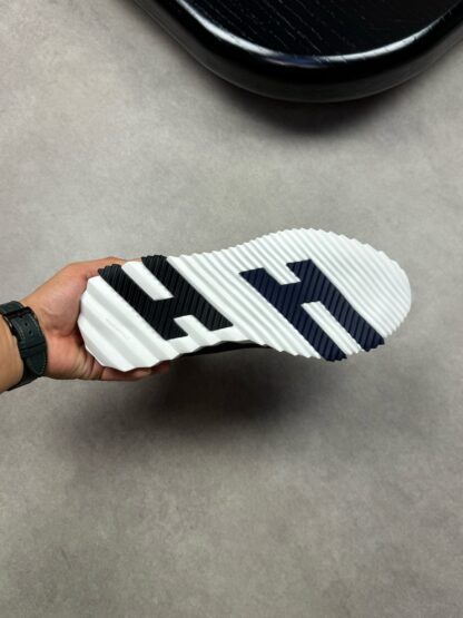 Hermes high-end noble dark blue thick-soled casual shoes - Image 9