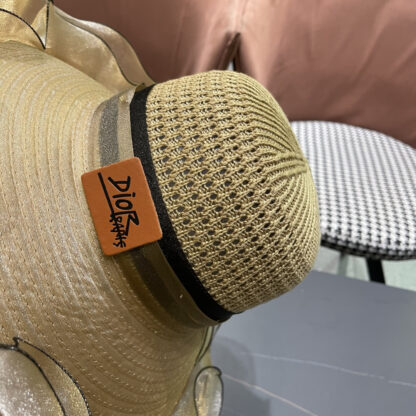 Dior high-end elegant wide-brimmed sun hat - Image 10