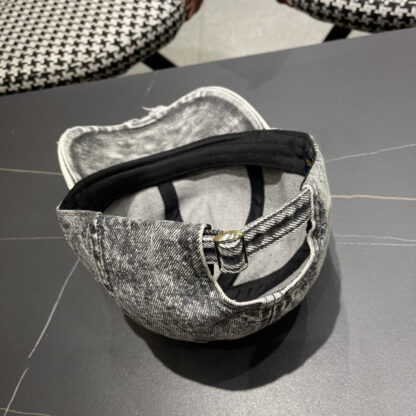Louis Vuitton denim ripped baseball cap - Image 10