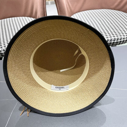 Prada summer high fashion sun protection straw hat - Image 10