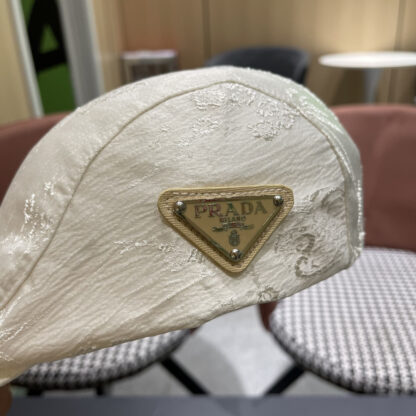 Prada Chinese style jacquard fashionable and exquisite duckbill cap - Image 7