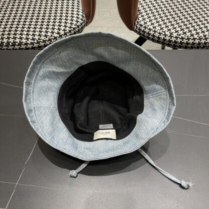 Celine women's autumn and winter elegant bow bucket hat - Image 10