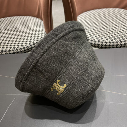 Celine women's autumn and winter elegant bow bucket hat - Image 10