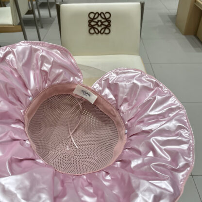Celine color plastic sunscreen breathable sun hat - Image 9